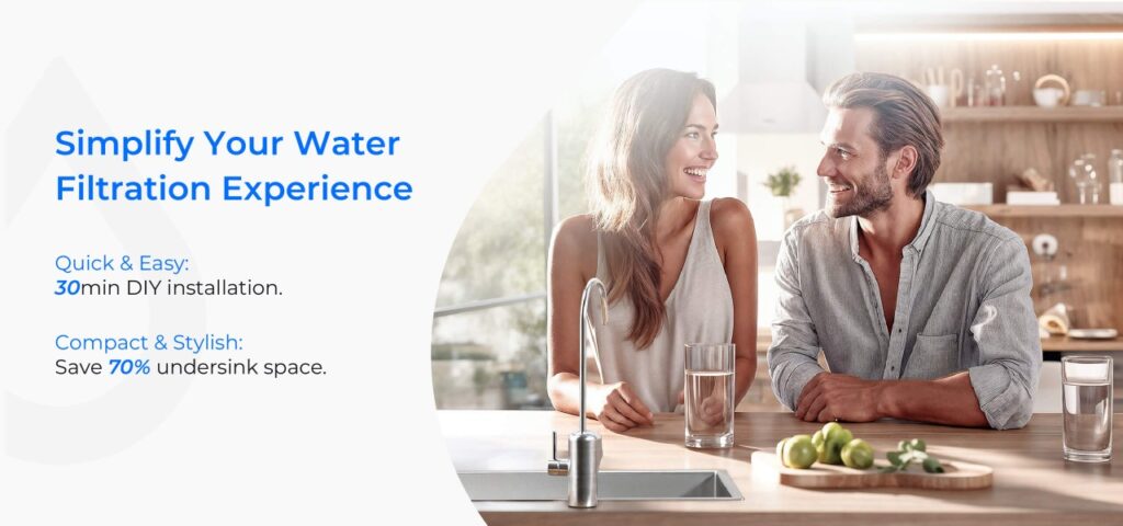 G3P800 reverse osmosis system installation
