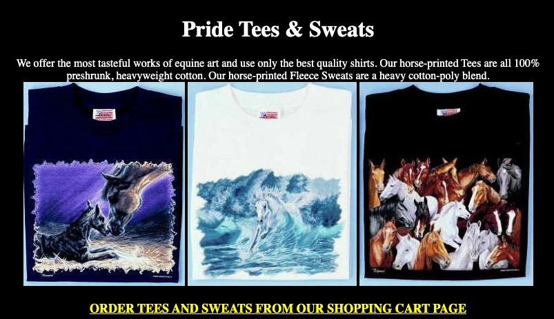 pride products t-shirts