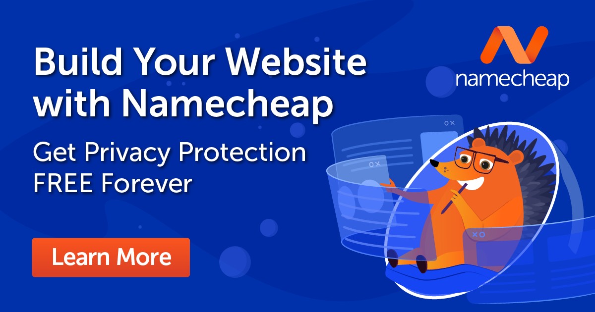 namecheap website builder